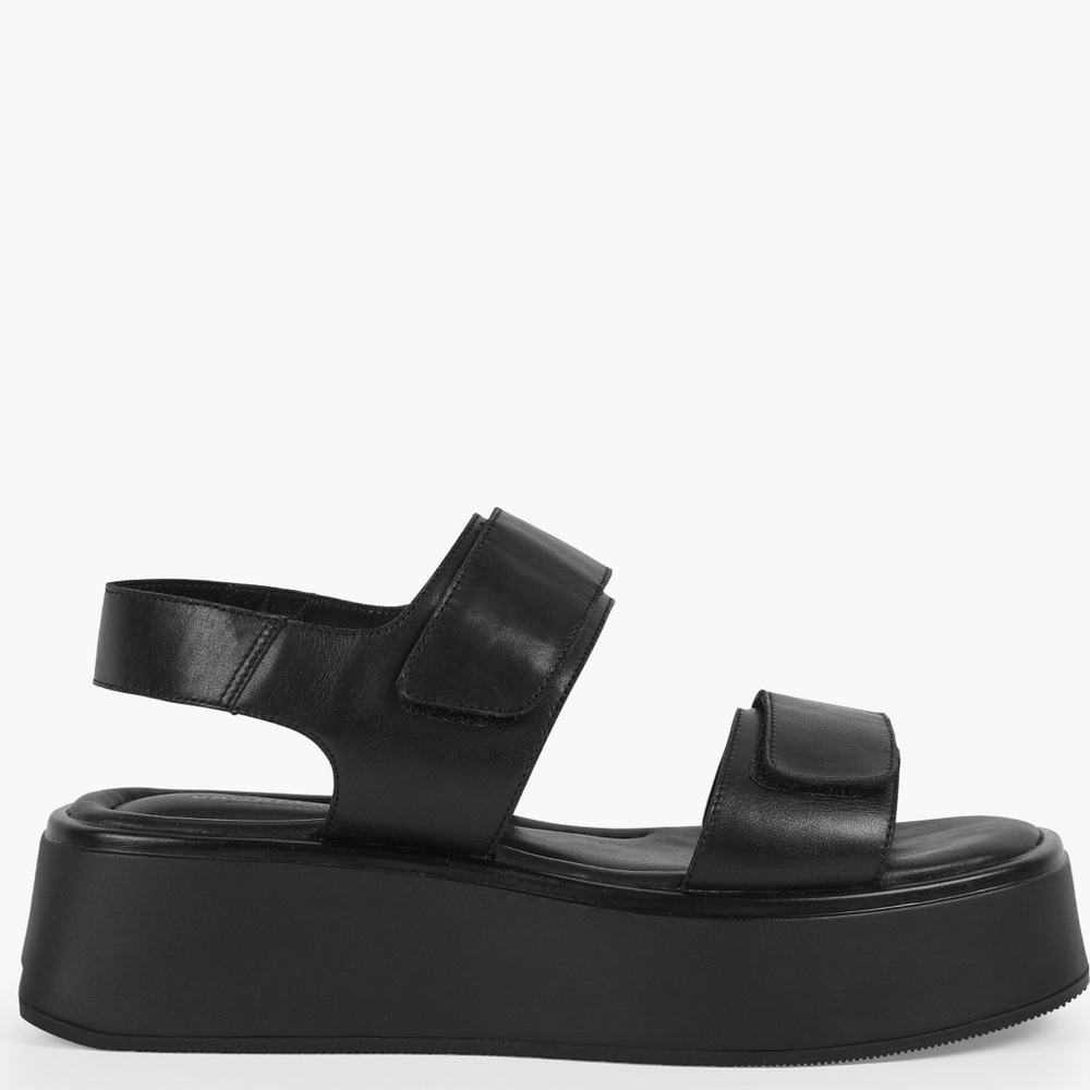 Vagabond Black Platform Sandals